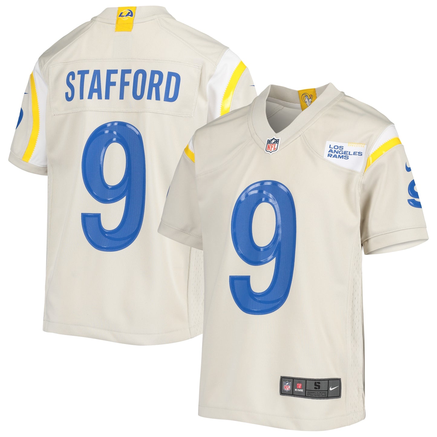 Matthew Stafford Los Angeles Rams Nike Youth Game Jersey - Cream
