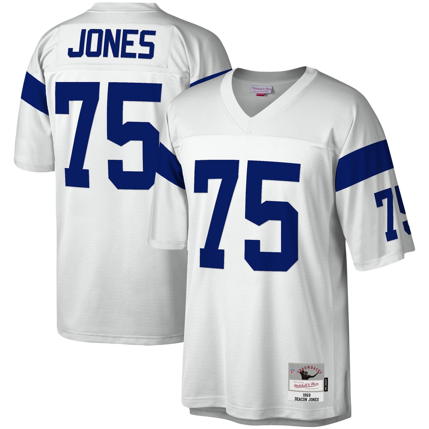 Deacon Jones Los Angeles Rams Mitchell & Ness Legacy Replica Jersey - White