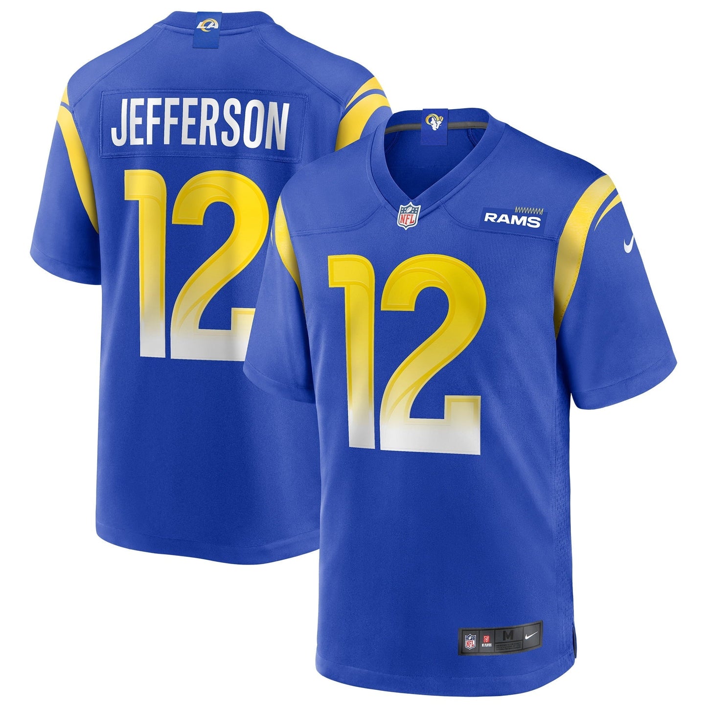 Men's Nike Van Jefferson Royal Los Angeles Rams Player Game Jersey