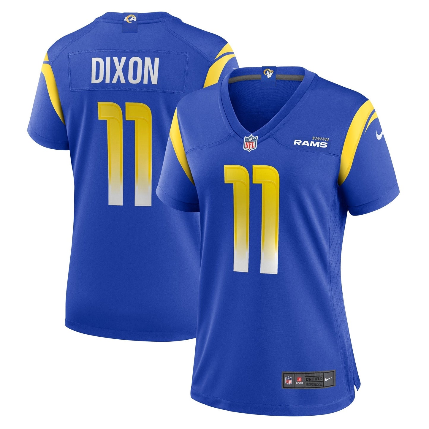 Women's Nike Riley Dixon Royal Los Angeles Rams Game Player Jersey