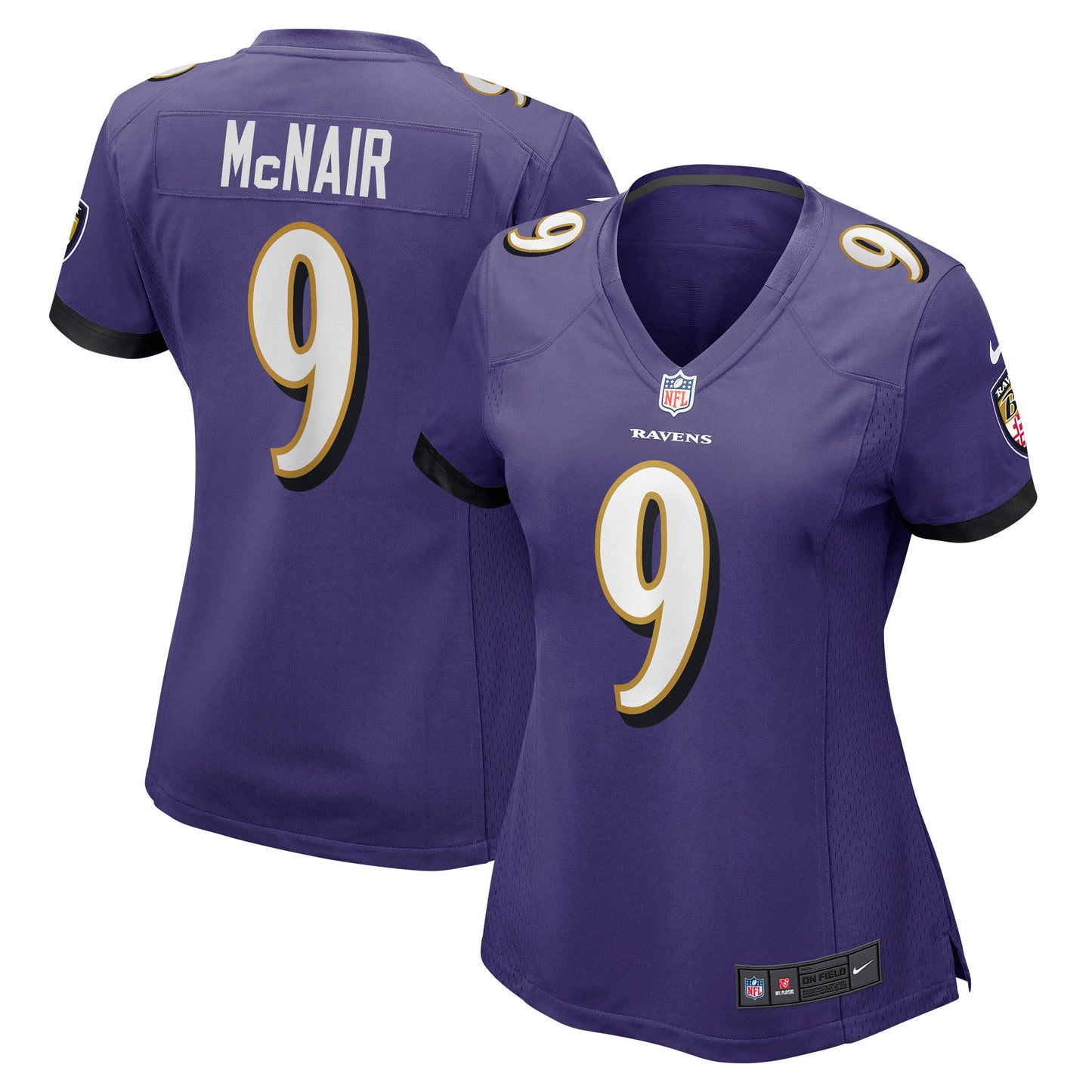 Steve McNair Baltimore Ravens Nike Women's Game Retired Player Jersey - Purple