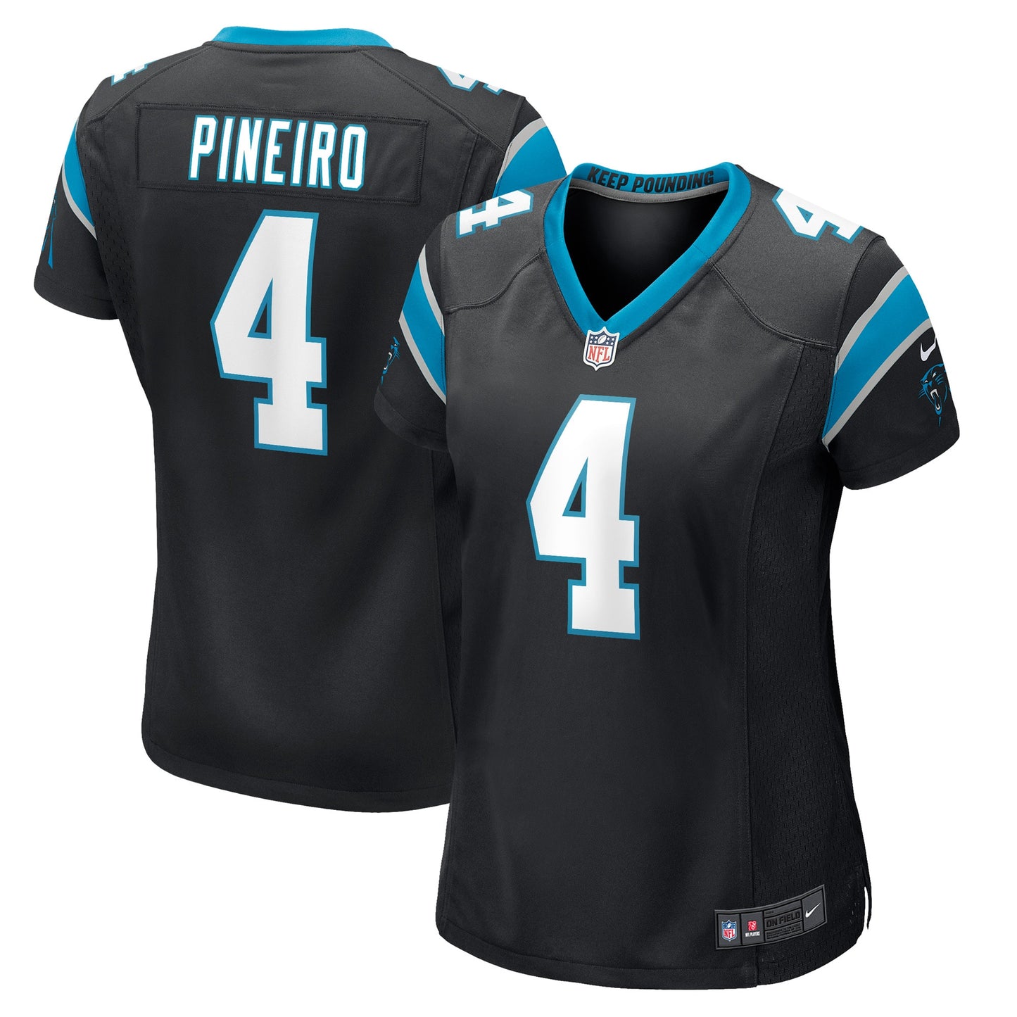 Eddy Pineiro Carolina Panthers Nike Women's Game Player Jersey - Black
