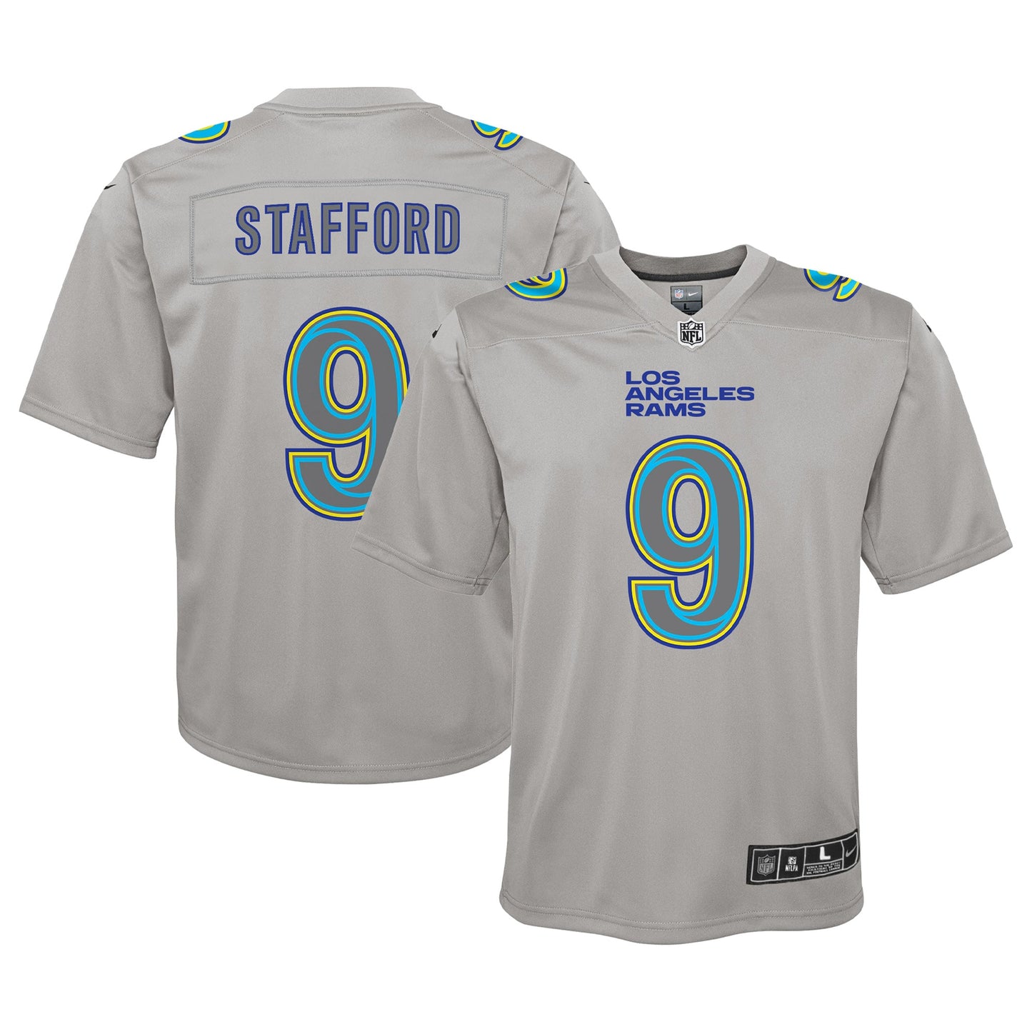 Matthew Stafford Los Angeles Rams Nike Youth Atmosphere Game Jersey - Gray