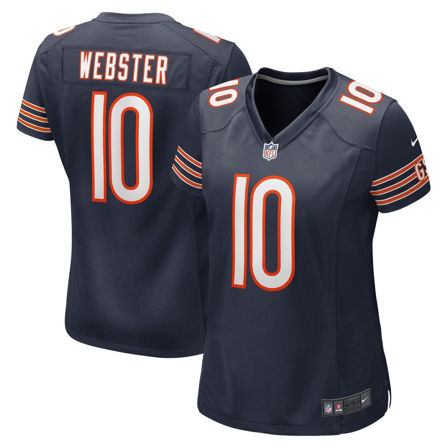 Women's Nike Nsimba Webster Navy Chicago Bears Game Player Jersey