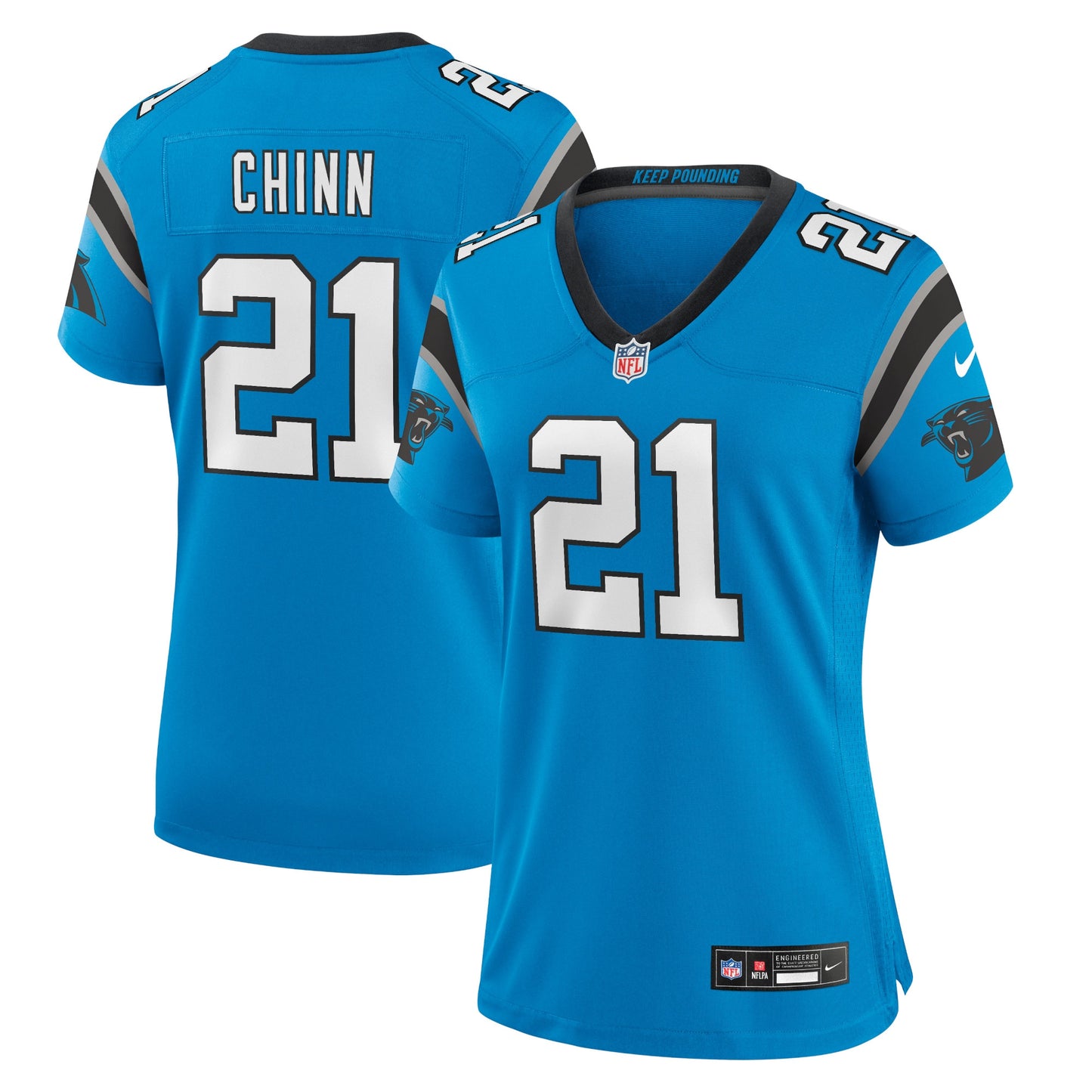Jeremy Chinn Carolina Panthers Nike Women's Player Jersey - Blue
